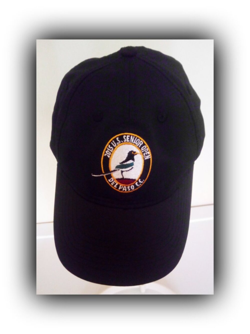 2015 U.S. Senior Open Del Paso CC Black OS Hat *MINT* [Ahead Golf Baseball Cap]